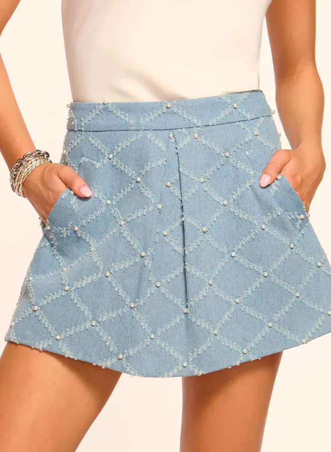 Ramy Brook- Elodie Skirt- Indigo Pearl