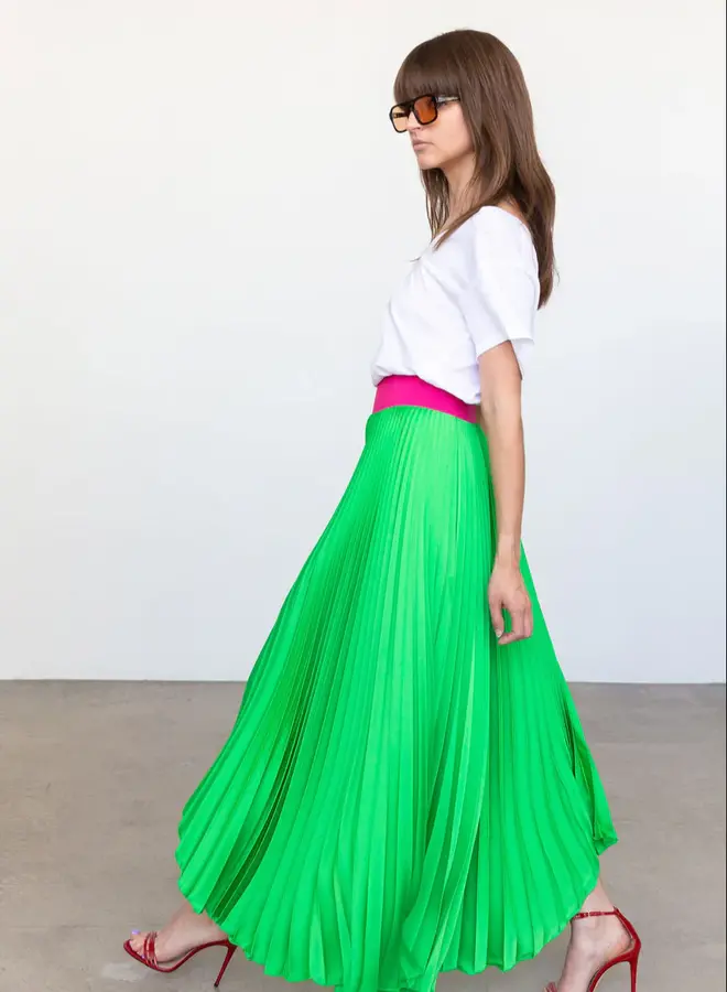 Loyd Ford- Europa Skirt- Lime