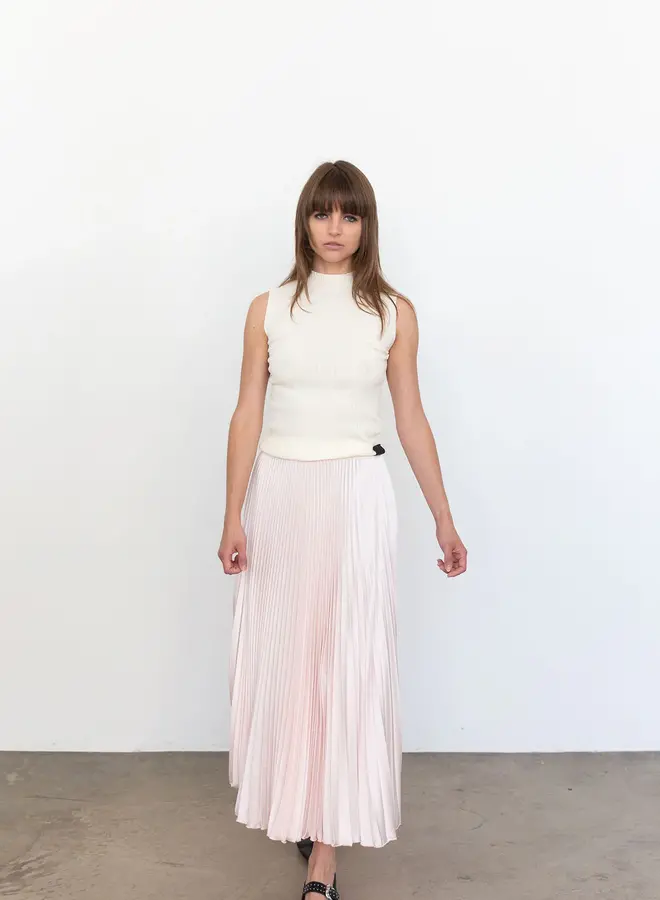 Loyd Ford- Benedetto Midi Skirt- Powder Rose