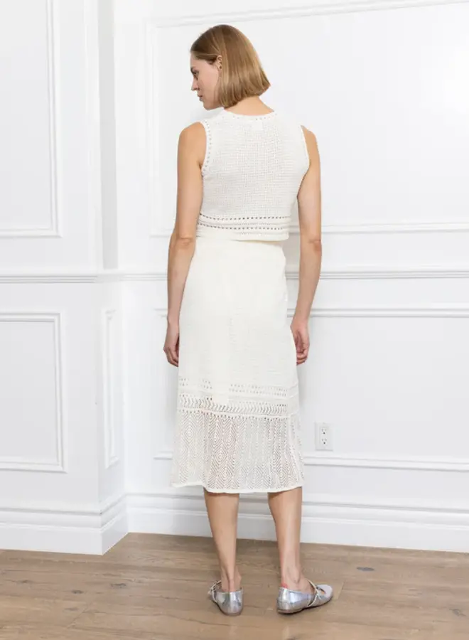 Zero Degrees Celsius- Knit Top- Ivory