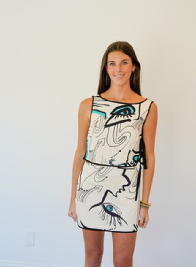 Shug- Bonnie Top- Black/White