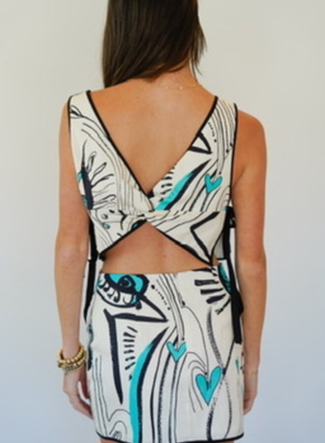 Shug- Bonnie Top- Black/White