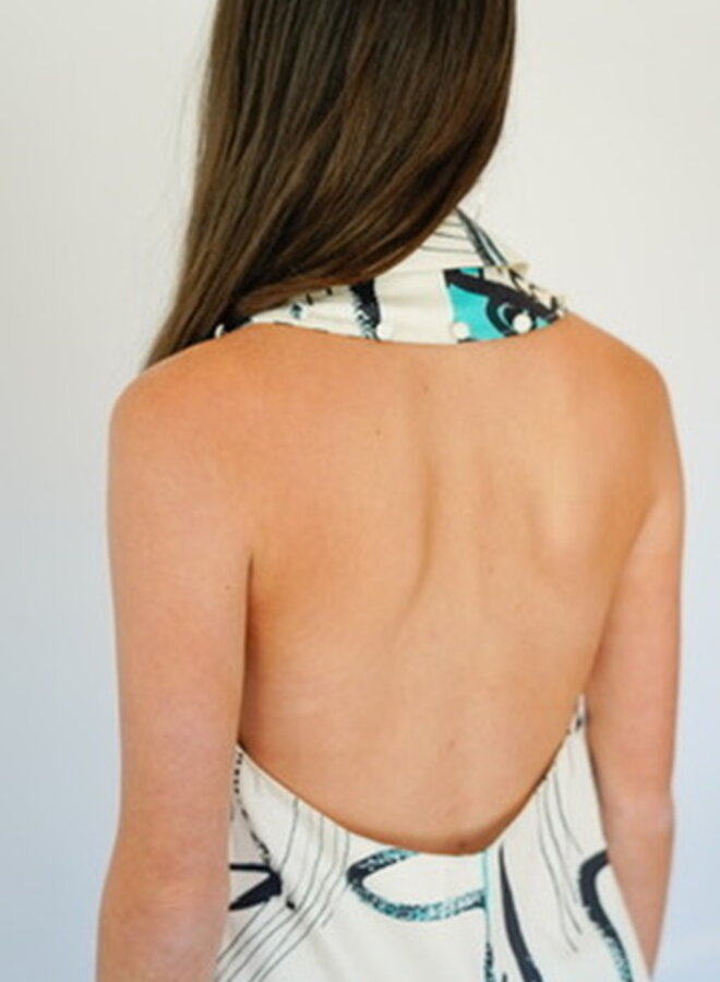 Shug-Parker Dress- Black/White