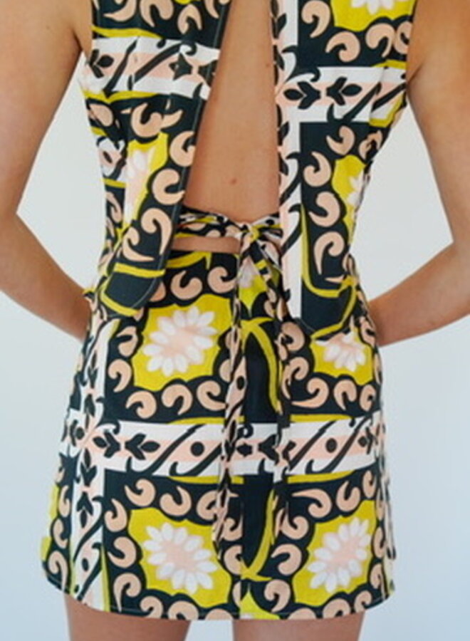 Shug- Babe Skirt- Black Multi