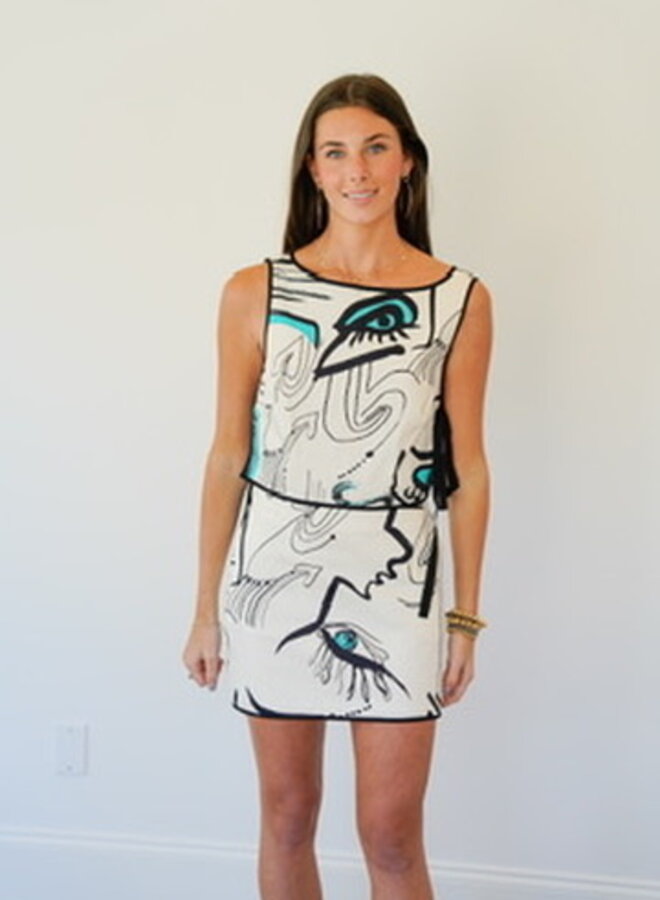 Shug- Clyde Skirt-Black/White