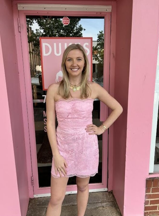 Love Shack Fancy- Vailia Dress- Pale Pink