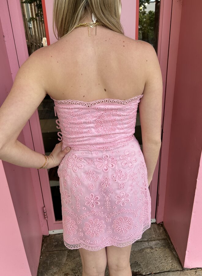 Love Shack Fancy- Vailia Dress- Pale Pink