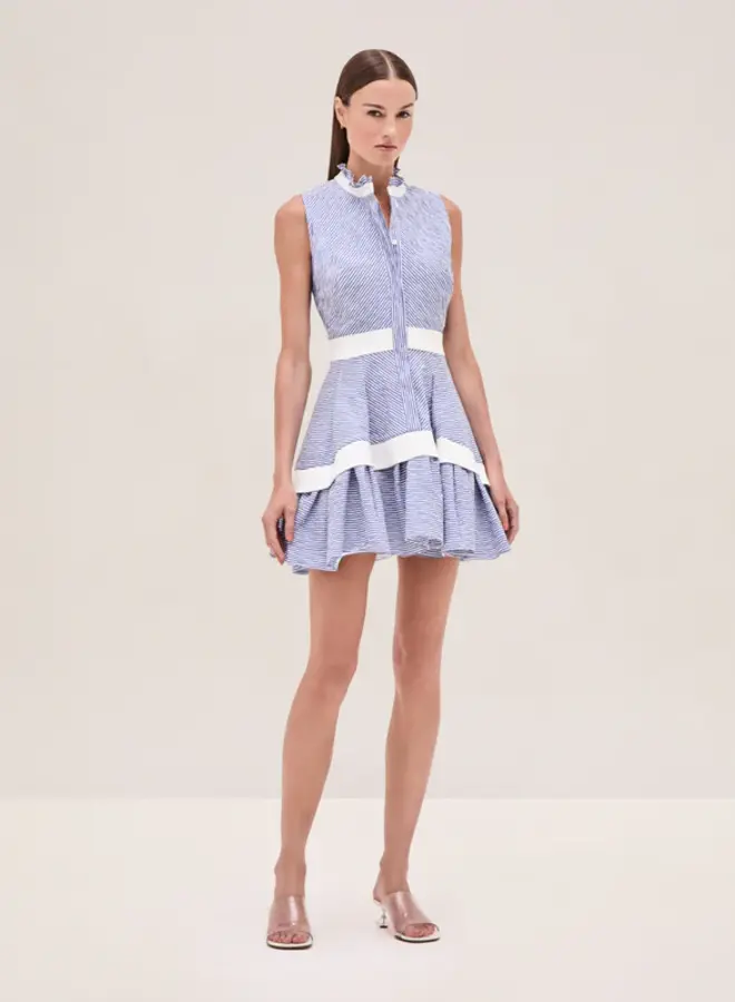 Alexis- Natacha Dress- Blue Stripe