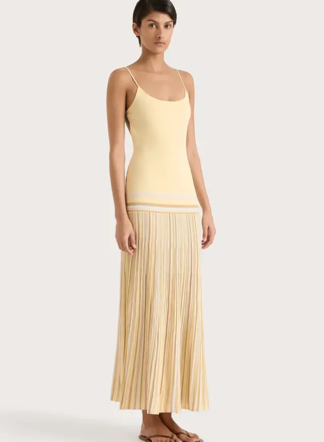 Faithfull The Brand- Citara Maxi Dress- Butter Stripe