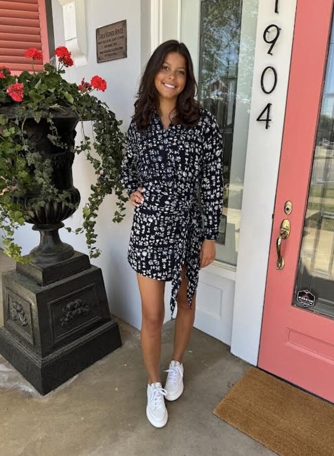 Apiece Apart- Alessandra Mini- Batik Geo Indigo