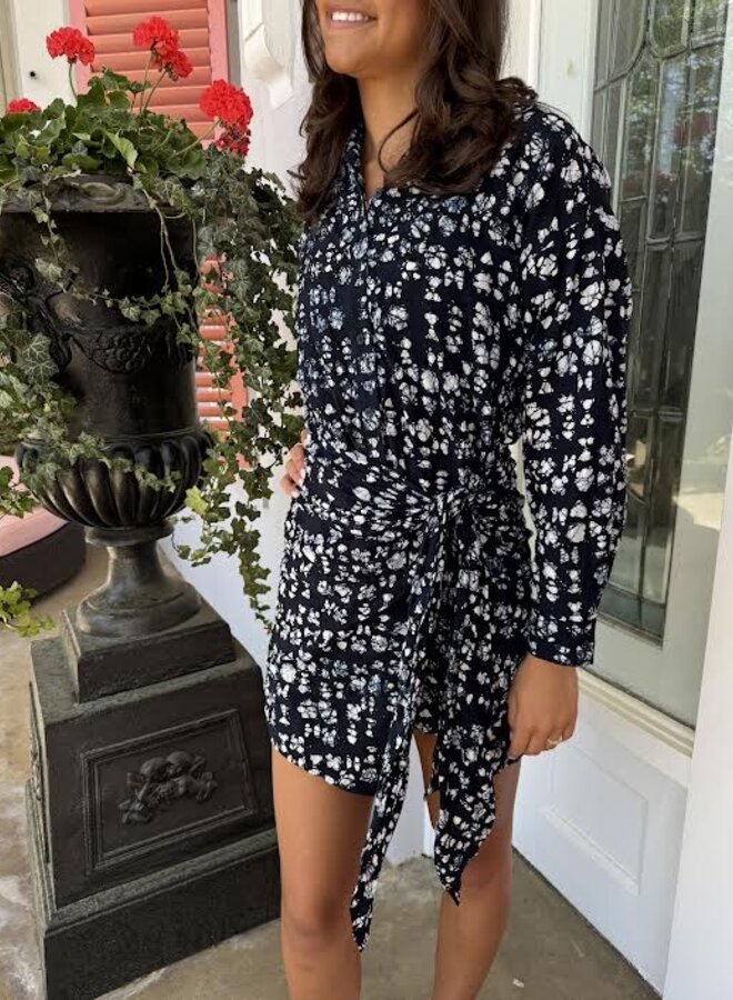 Apiece Apart- Alessandra Mini- Batik Geo Indigo