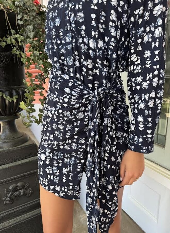 Apiece Apart- Alessandra Mini- Batik Geo Indigo