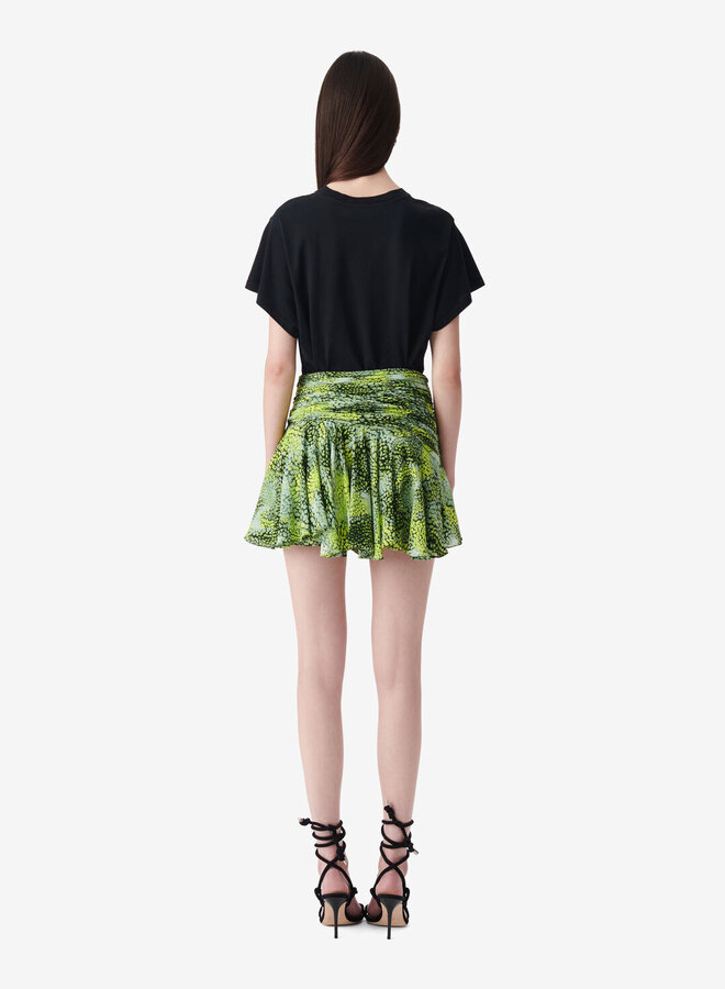 IRO- Issah Skirt- Green Multico