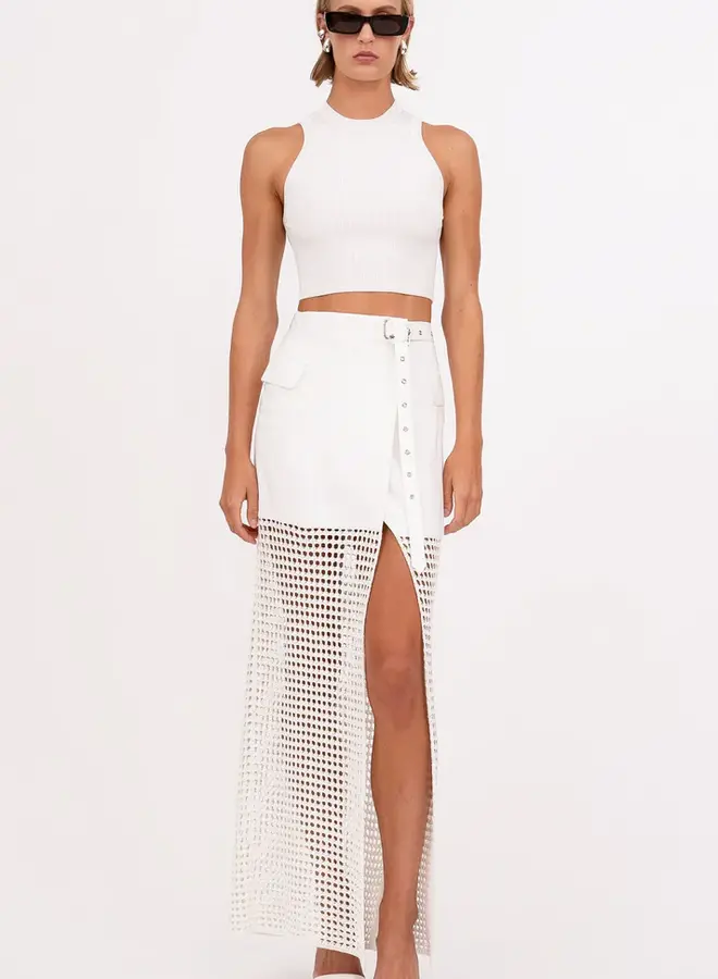 Nonchalant TS- Tyra Skirt- White
