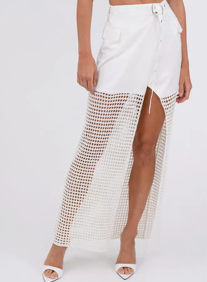 Nonchalant TS- Tyra Skirt- White