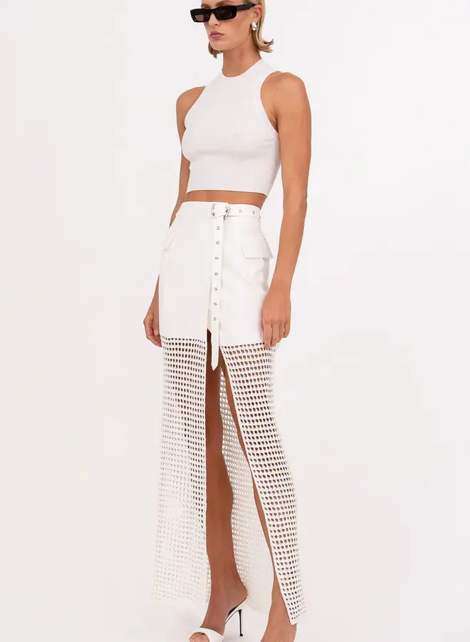 Nonchalant TS- Tyra Skirt- White