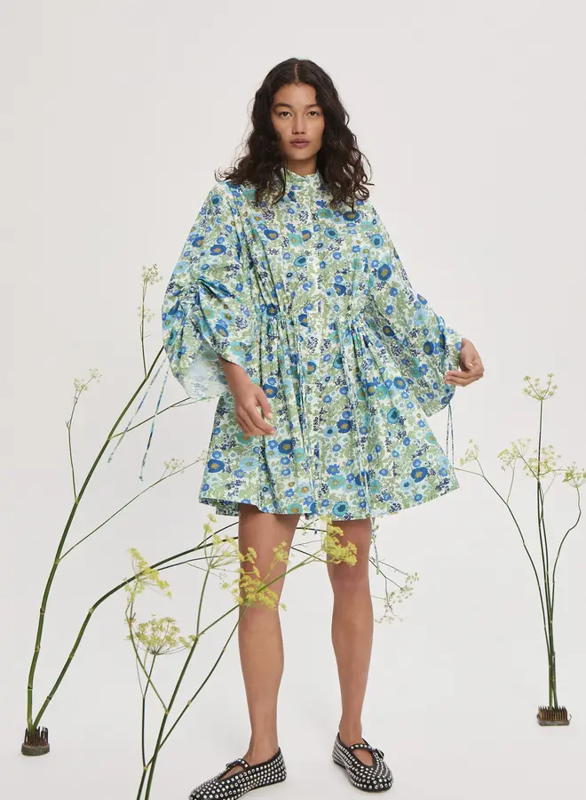 Alemais- Pam Mini Dress- Blue