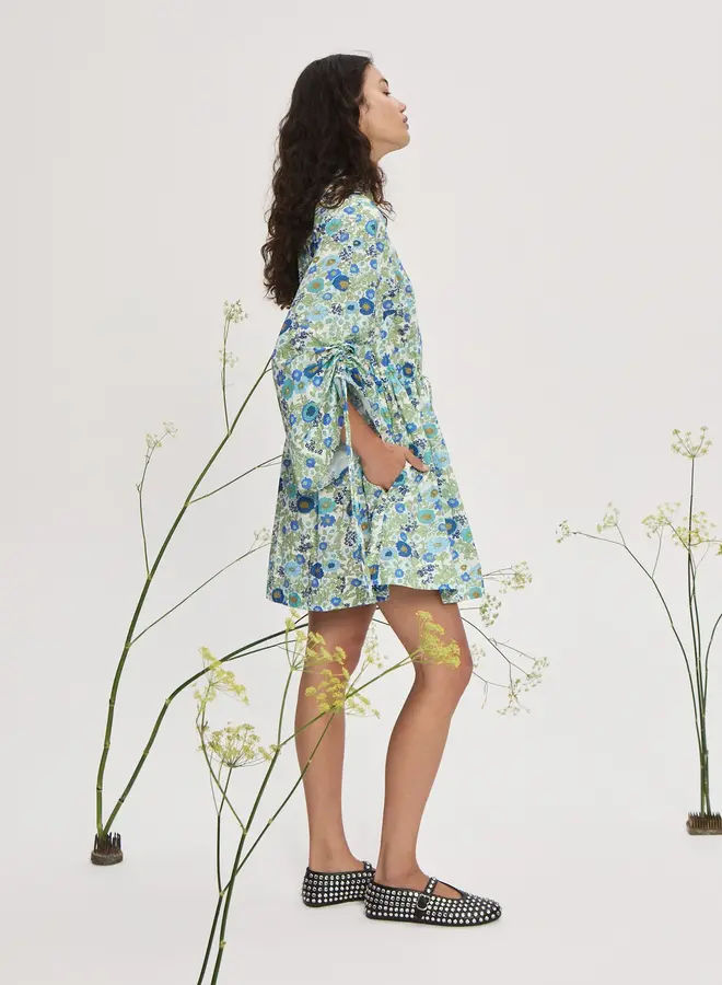 Alemais- Pam Mini Dress- Blue