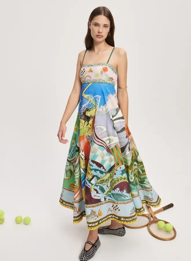 Alemais- Lucky Pace Sundress- Multi