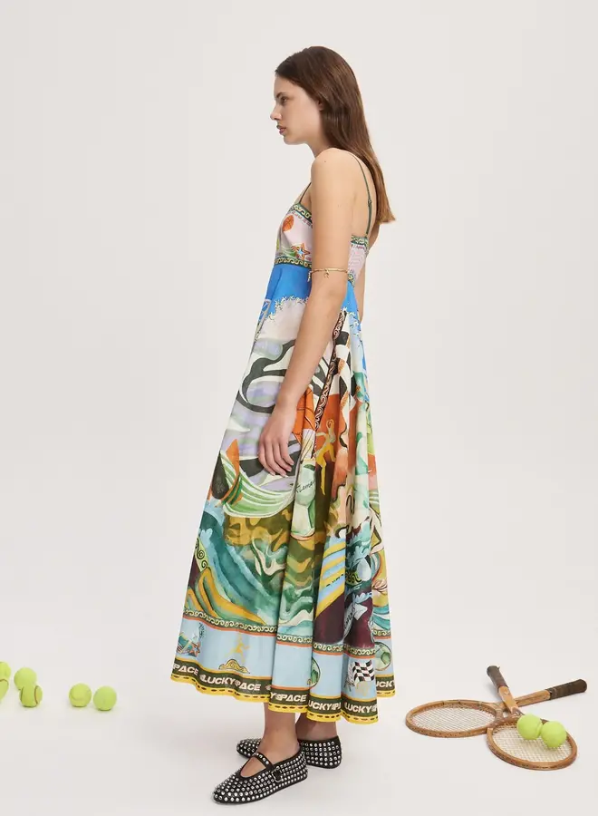 Alemais- Lucky Pace Sundress- Multi