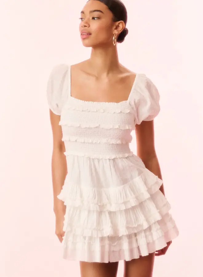 Love Shack Fancy- Fellows Dress- Optic White