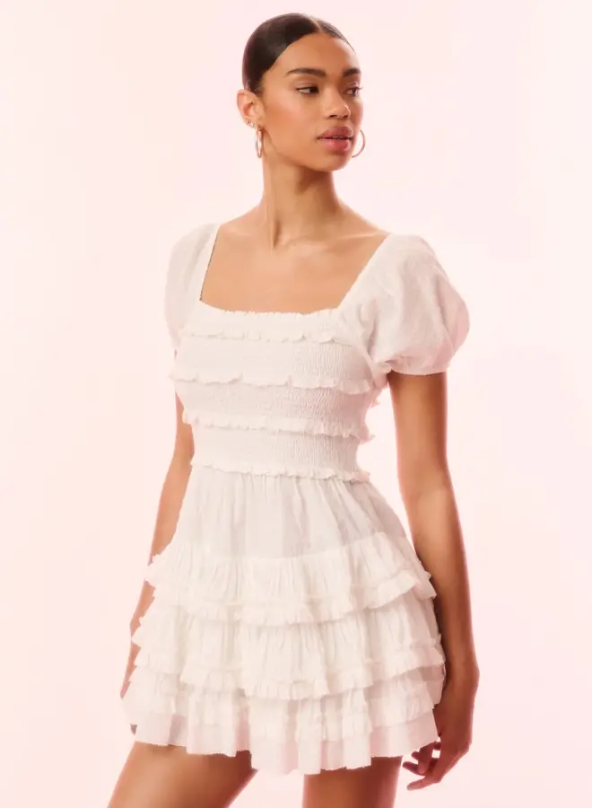 Love Shack Fancy- Fellows Dress- Optic White