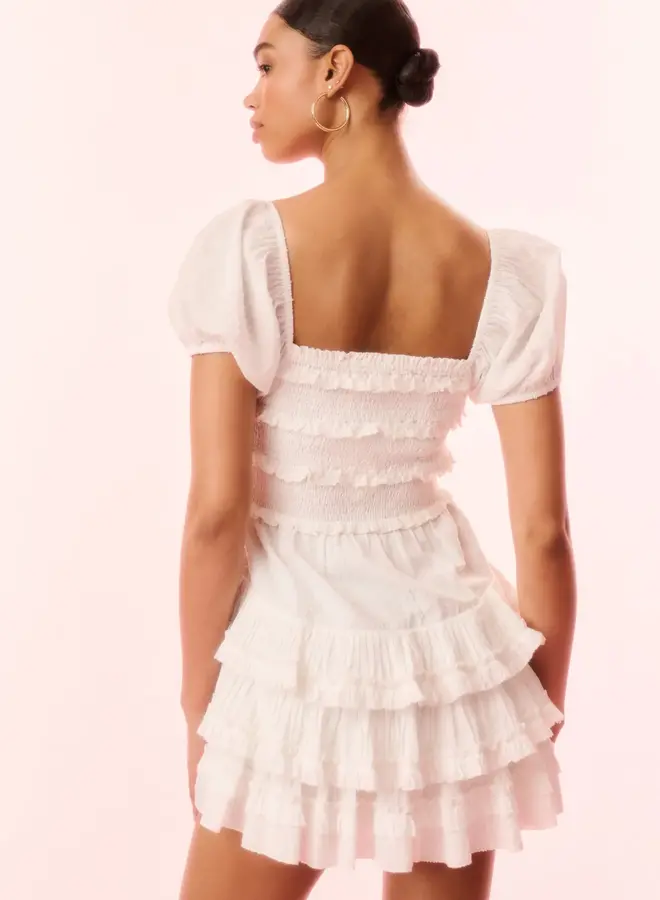 Love Shack Fancy- Fellows Dress- Optic White