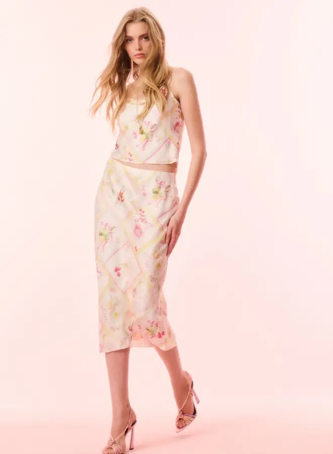 Love Shack Fancy- Castle Skirt- Tutti Fruitti