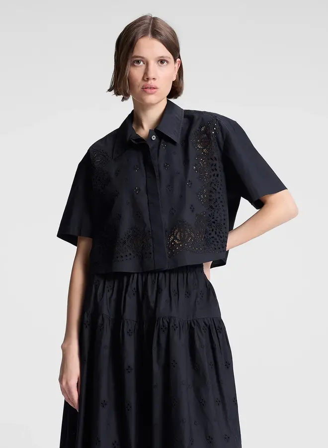 A.L.C.- Jade Top- Black