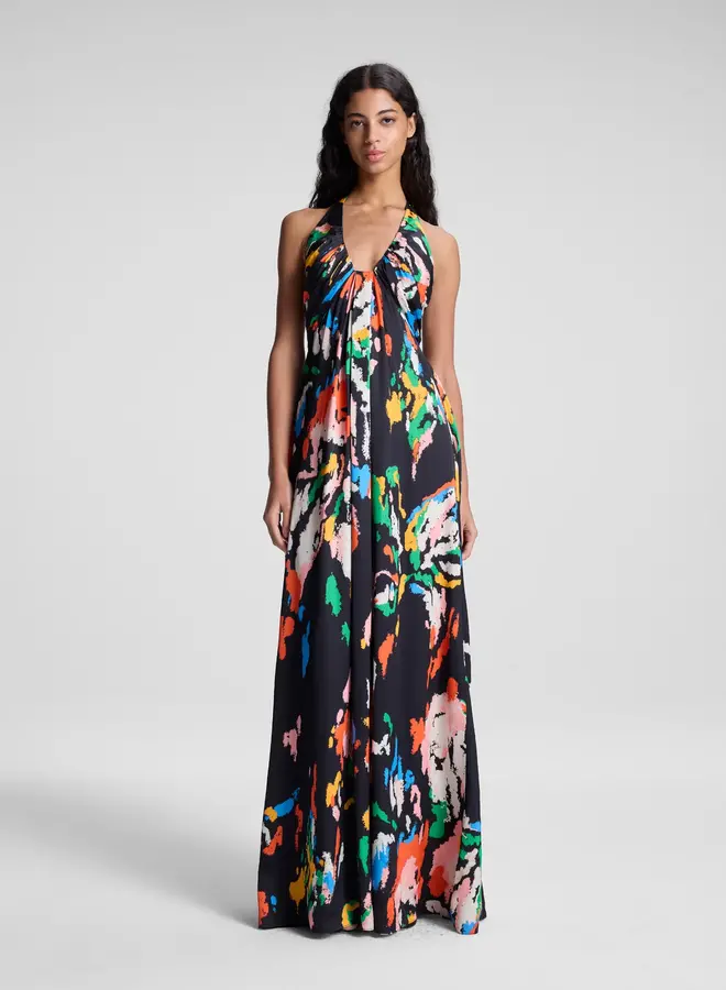 A.L.C.- Al Gown- Black Multi