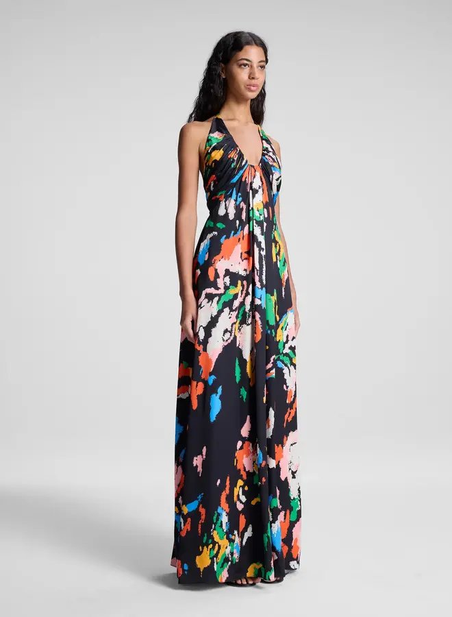 A.L.C.- Al Gown- Black Multi