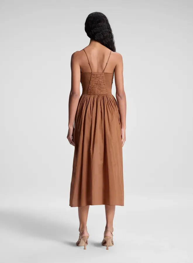 A.L.C.- Rumi Dress- Light Chestnut