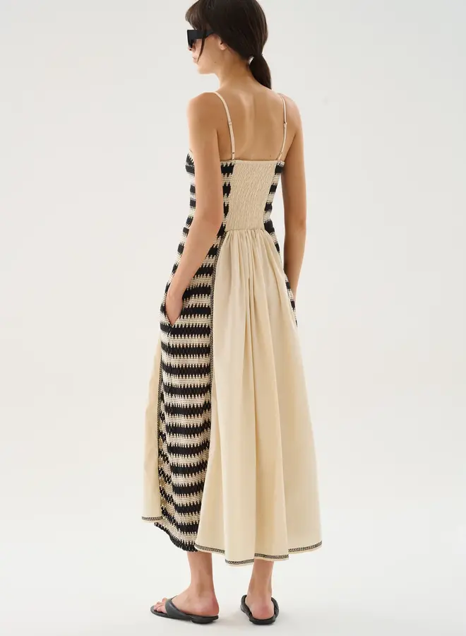 Maria Cher- Abasto Carmy Midi Dress - Black