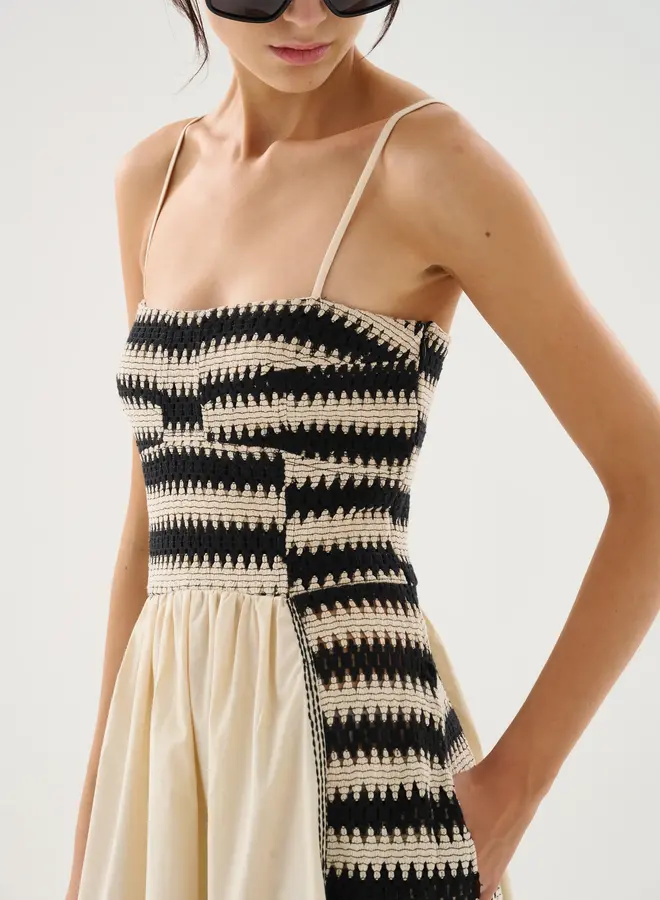 Maria Cher- Abasto Carmy Midi Dress - Black