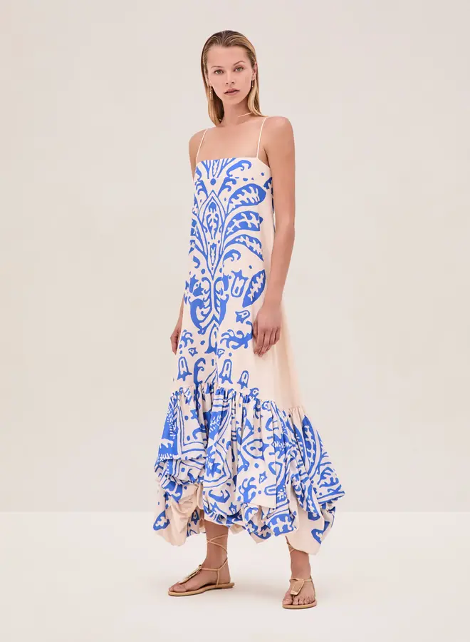 Alexis- Ellisa Dress- Sapphire Palm