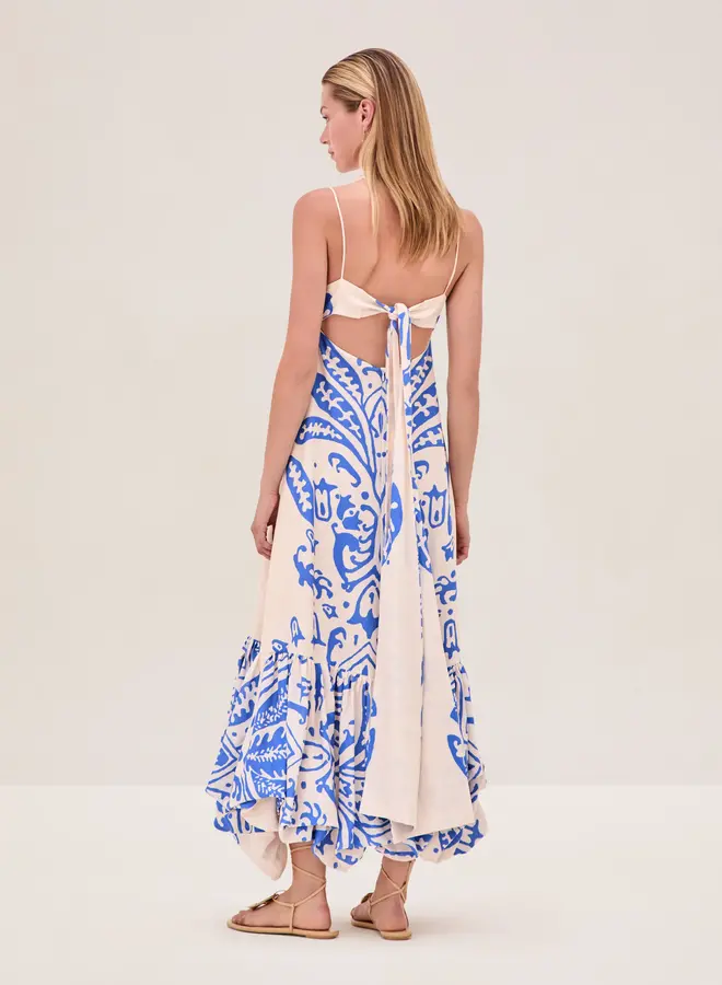 Alexis- Ellisa Dress- Sapphire Palm