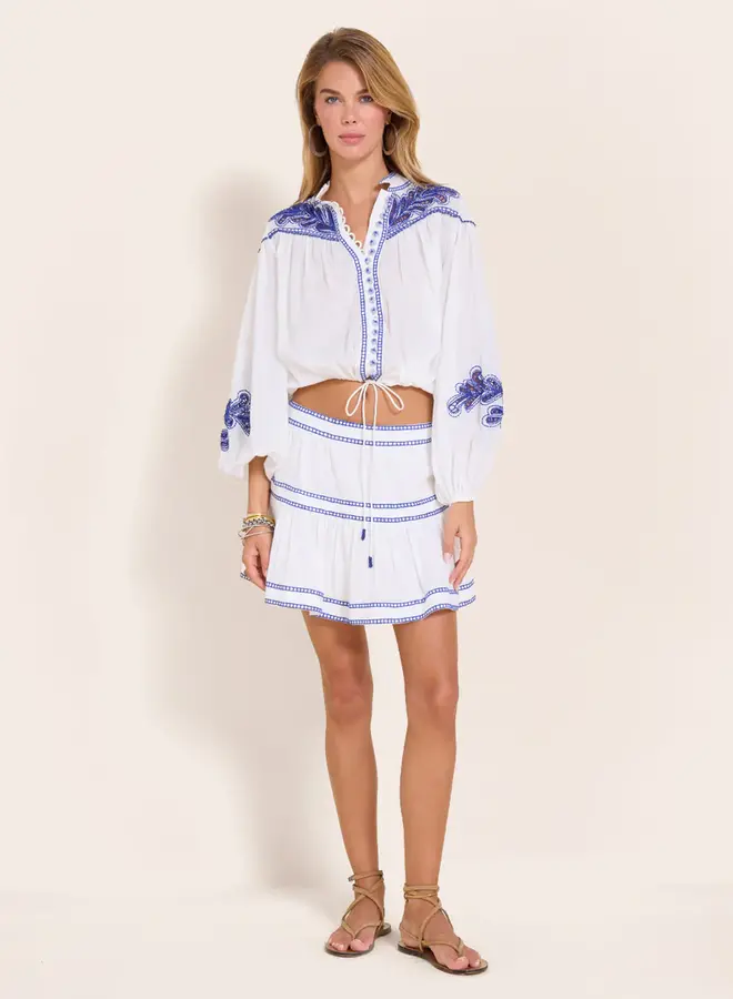 Scarlett Poppies- Zilleno Top- Simply White