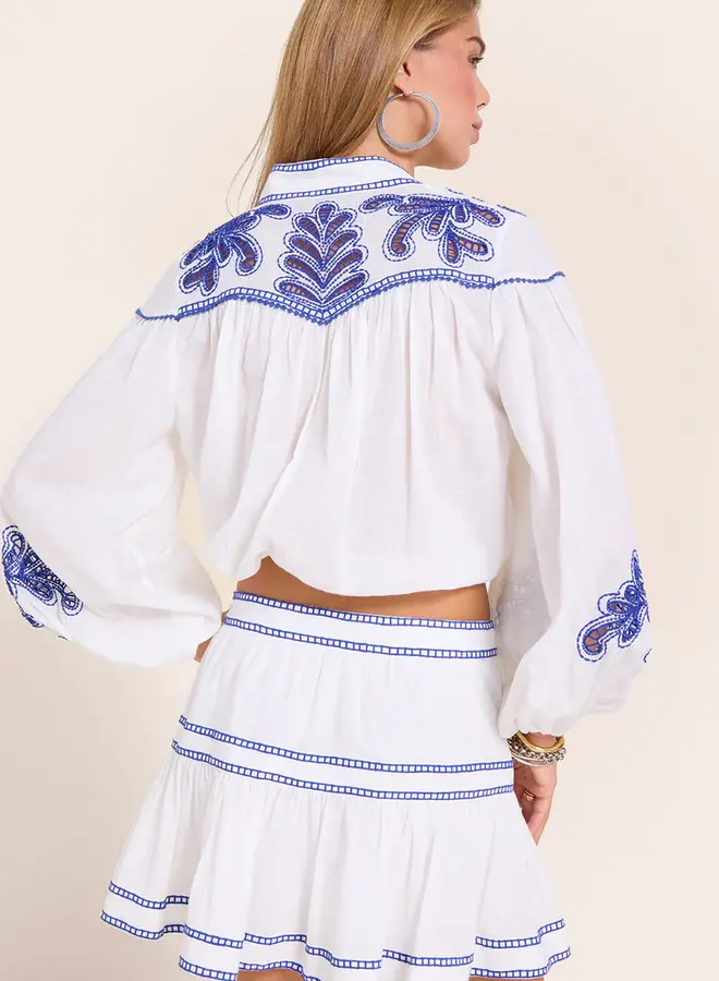 Scarlett Poppies- Zilleno Top- Simply White