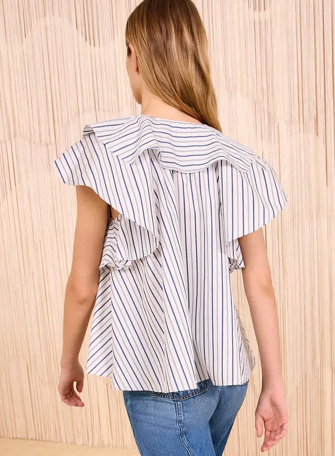 Ulla Johnson- Amaia Sleeveless Top- Chalk Stripe