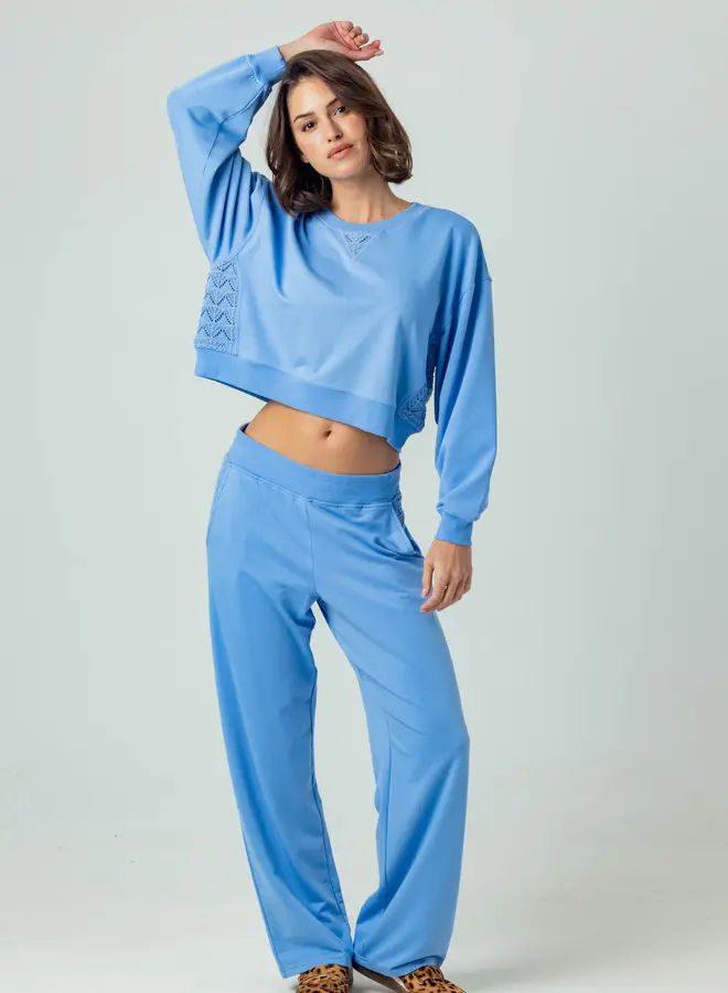Sundays- Coralie Sweatshirt- Della Blue