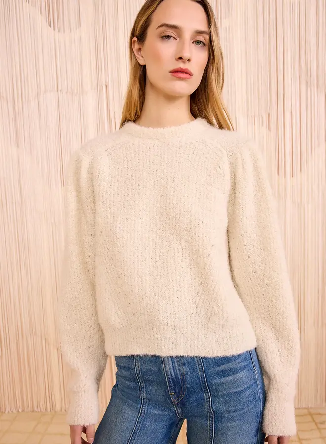 Ulla Johnson- Romily Alpaca Long Sleeve Pullover- Cowrie