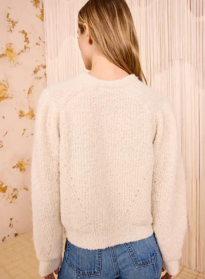 Ulla Johnson- Romily Alpaca Long Sleeve Pullover- Cowrie