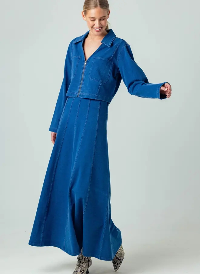 Sundays- Mallory Skirt- Medium Wash