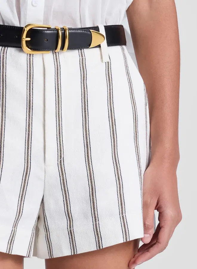 A.L.C.- Mac Short- Cream Stripe