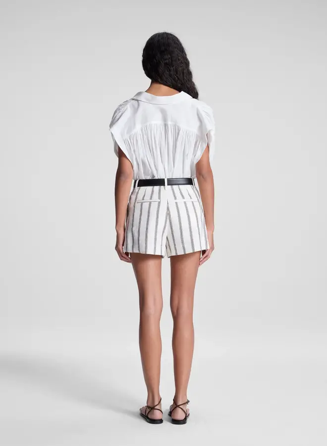 A.L.C.- Mac Short- Cream Stripe