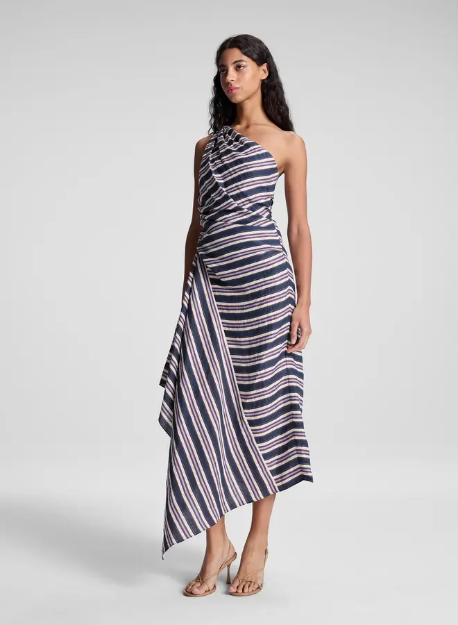 A.L.C.- Lyn Dress- Navy Stripe