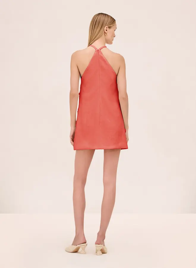 Alexis- Milaa Dress- Terracotta Raffia