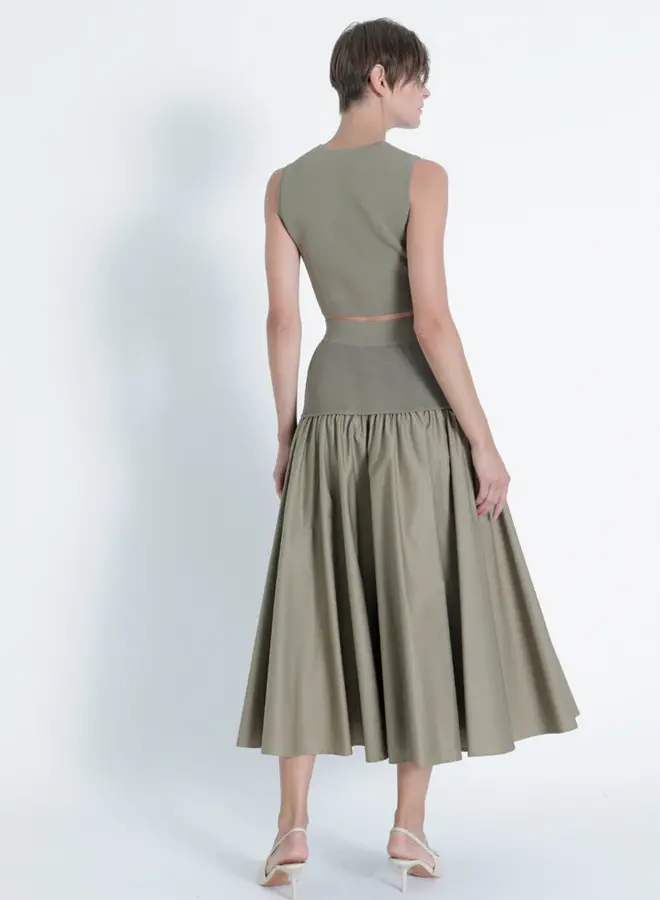 Karina Grimaldi- Riley Knit Set- Khaki