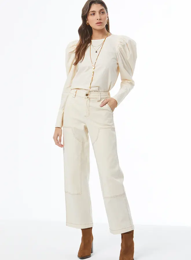 Young Fabulous & Broke- Lavinia Top- Vanilla