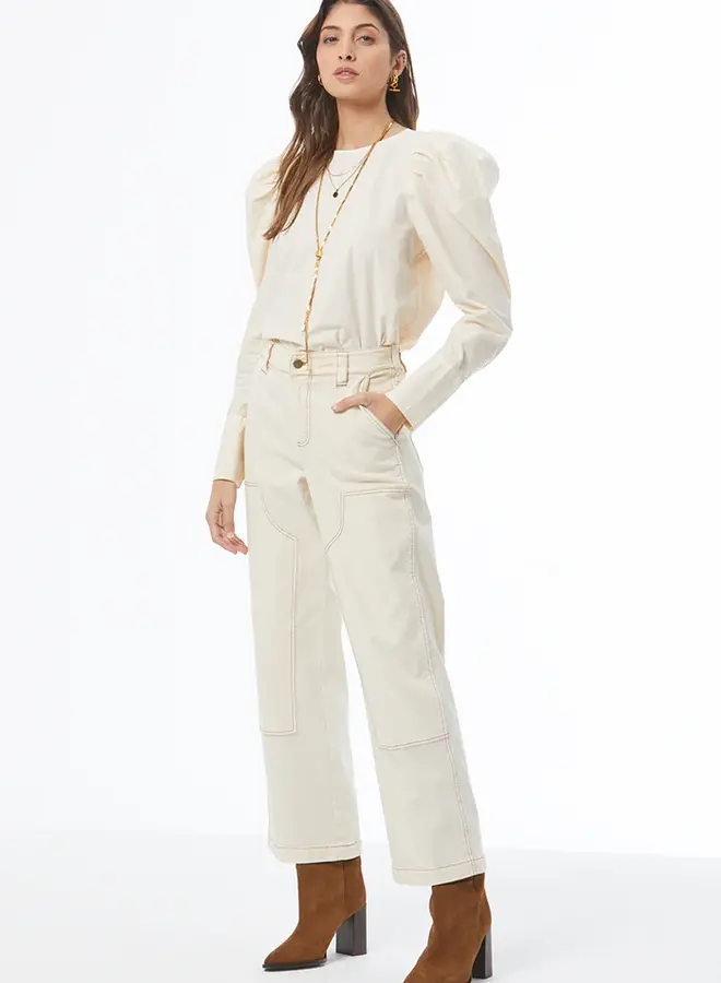 Young Fabulous & Broke- Lavinia Top- Vanilla